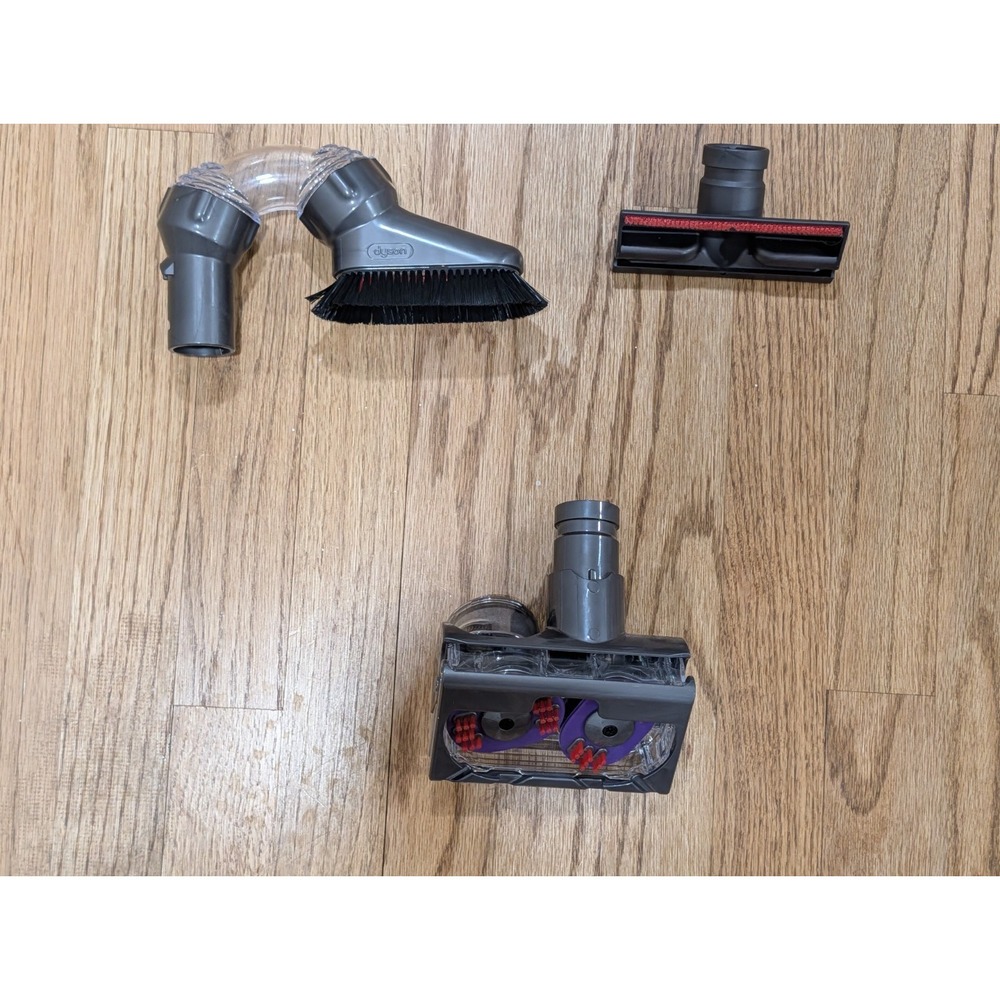 Dyson Attachment Lot of 3 Multi Angle Brush, Tangle Free Turbine Upholstery Tool - Picture 2 of 8